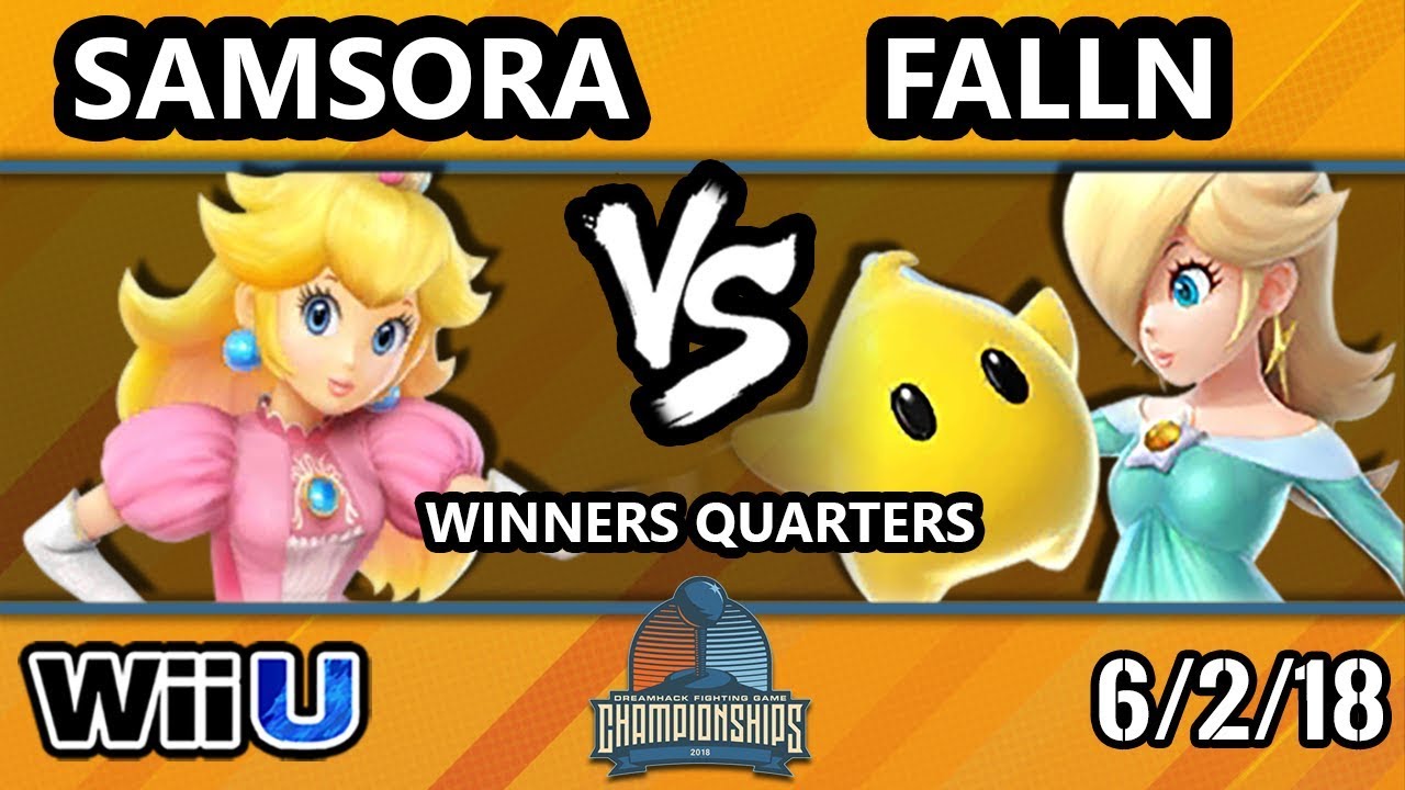 DHATX18 Smash 4 - Samsora (Peach) Vs. falln (Rosalina) - Wii U Winners Quarters