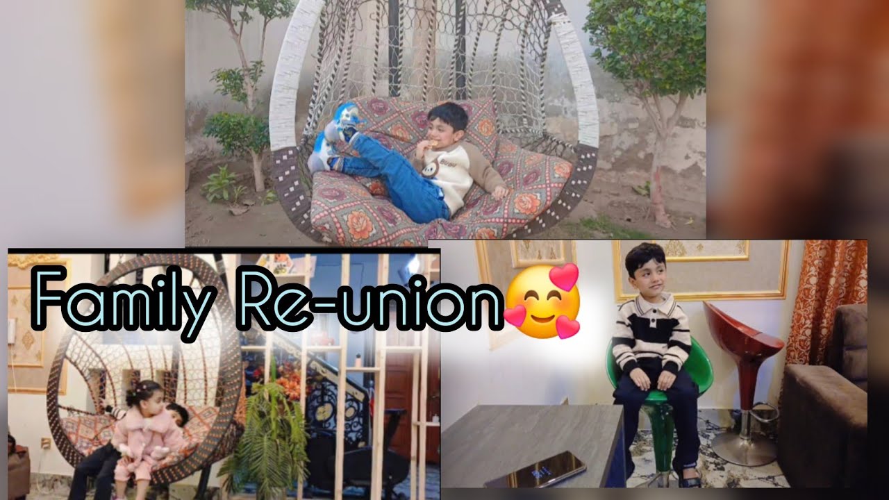 Ayaan Enjoyed new Swings | Family Re-union | Good Day with kids 
