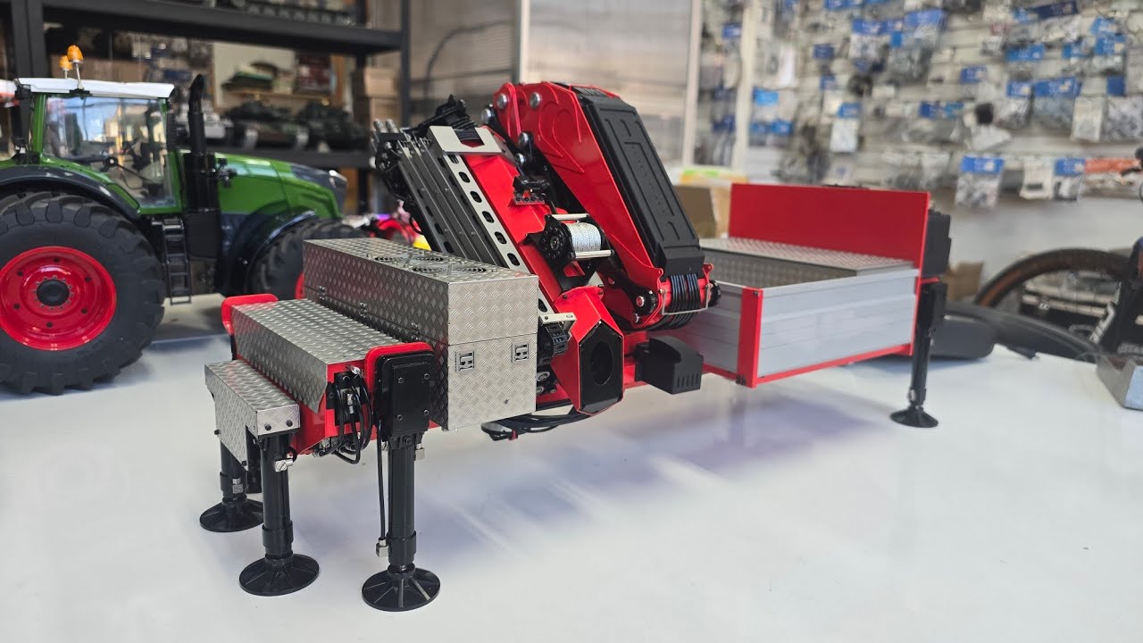 #RC JX Fassi 1650 hydraulic crane (# Rc JX fassi 1650 유압 크레인)