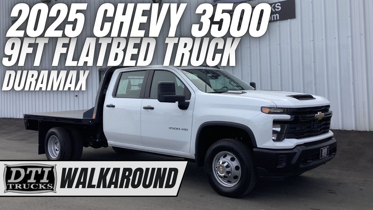 2025 Chevrolet 3500 Flatbed Truck, Diesel, 4x4 #18023M