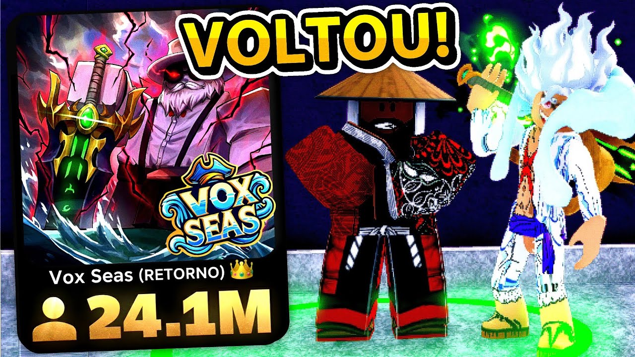 VOX SEAS VAI VOLTAR! FINALMENTE RETORNO CONFIRMADO!