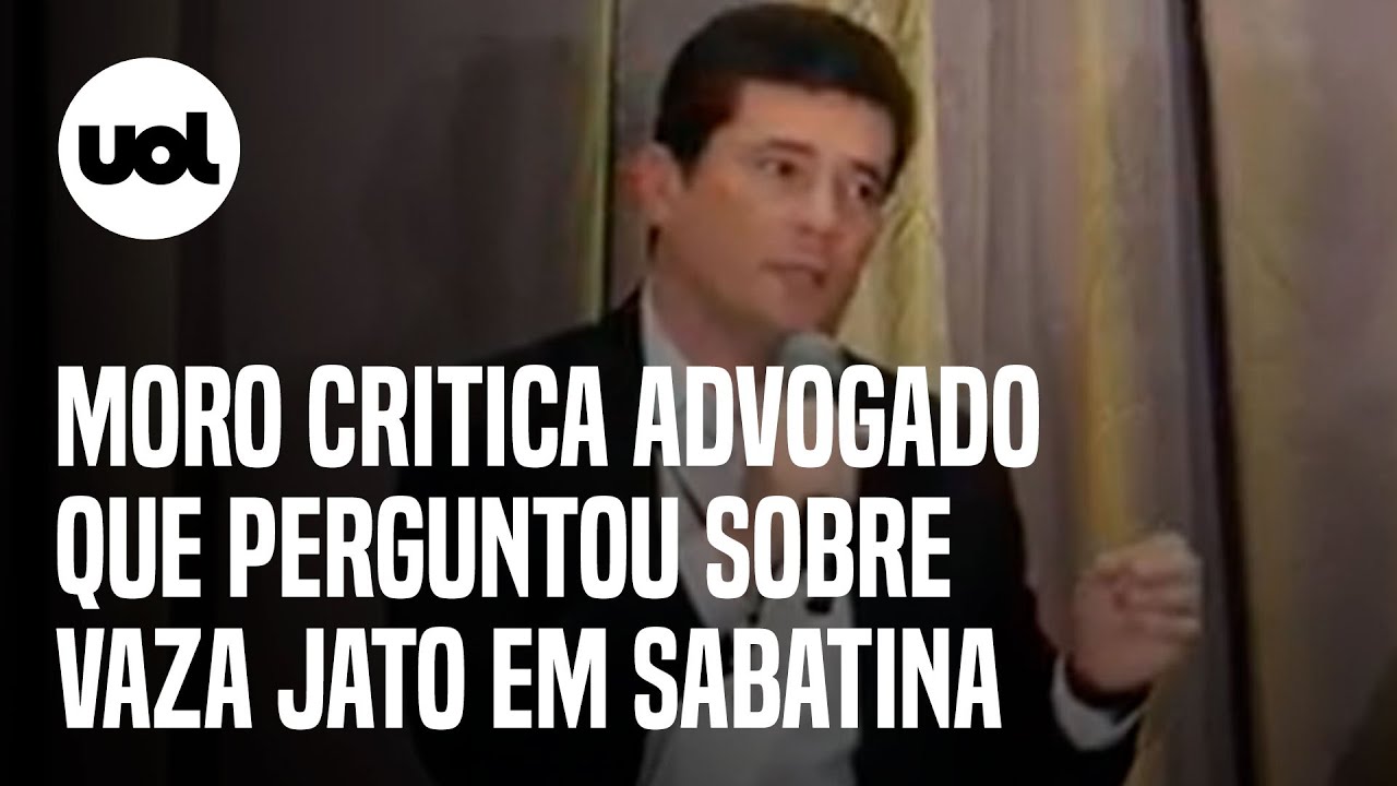 Moro critica Botelho após pergunta sobre Vaza Jato em sabatina: 'Errou ao colocar esse assunto'