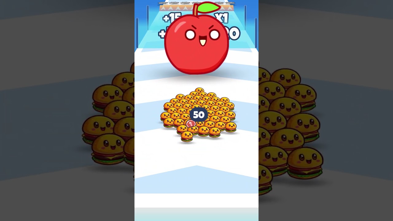 Food Run Funny Game 😋ᵞᵁᴹᴹᵞ😋 #shorts #game #max #trending #gameplay