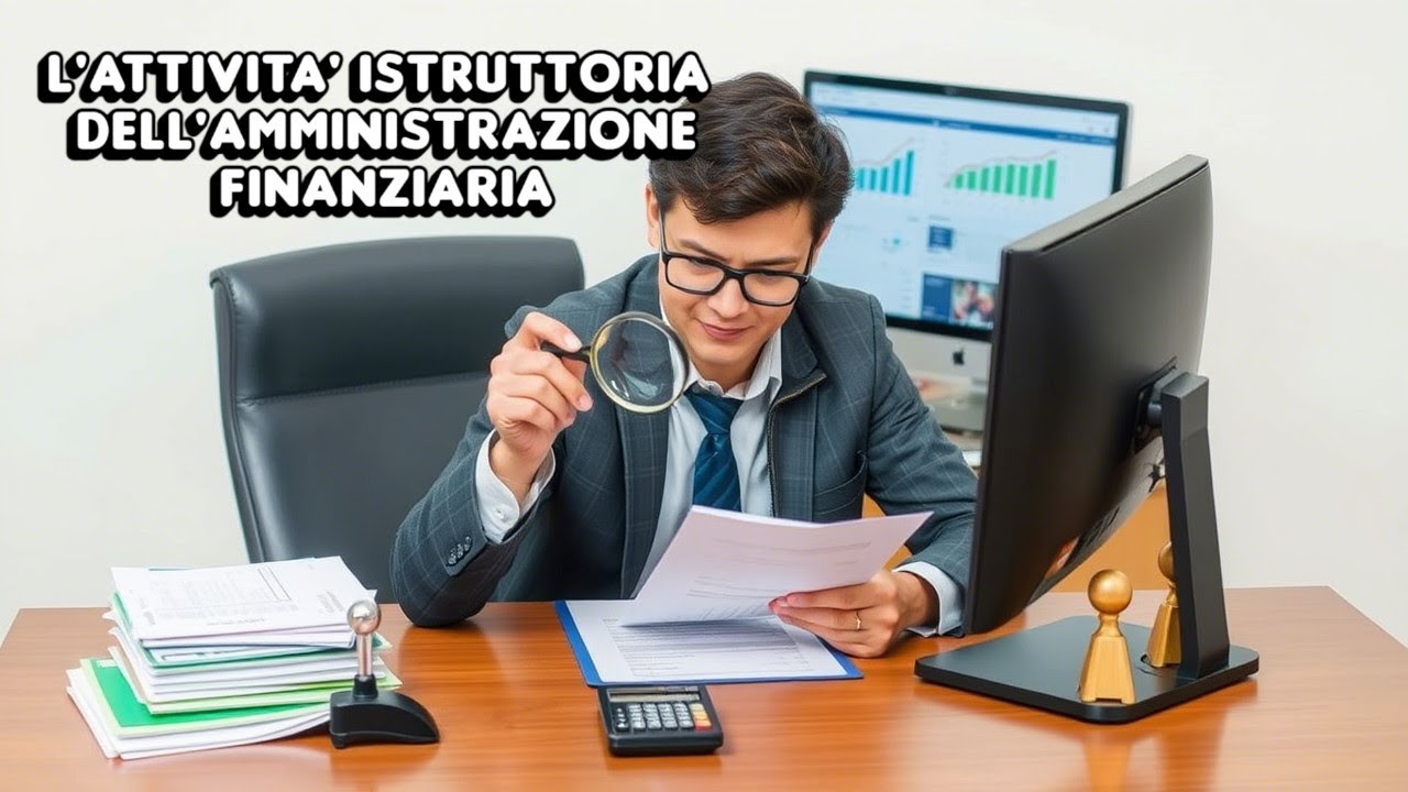Diritto Tributario_Lezione n°.  4 - L'attività istruttoria dell'Amministrazione Finanziaria
