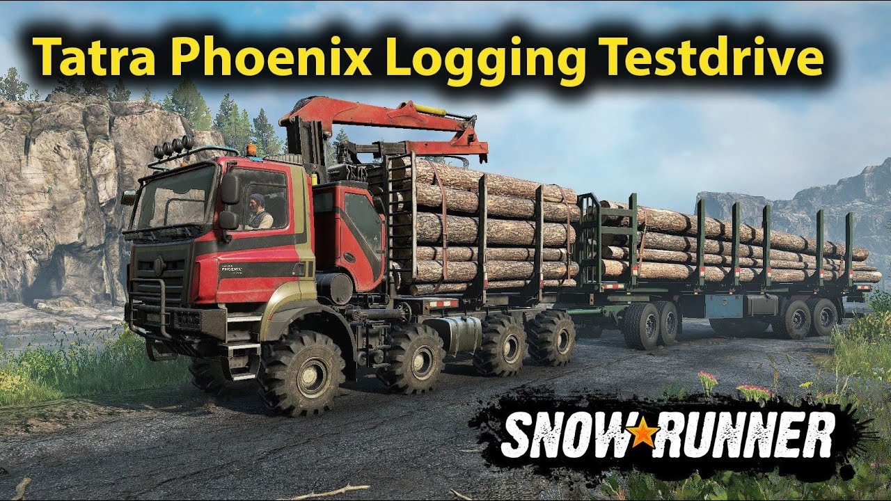 SnowRunner | Tatra Phoenix Logging Testdrive (Tweaked Truck)
