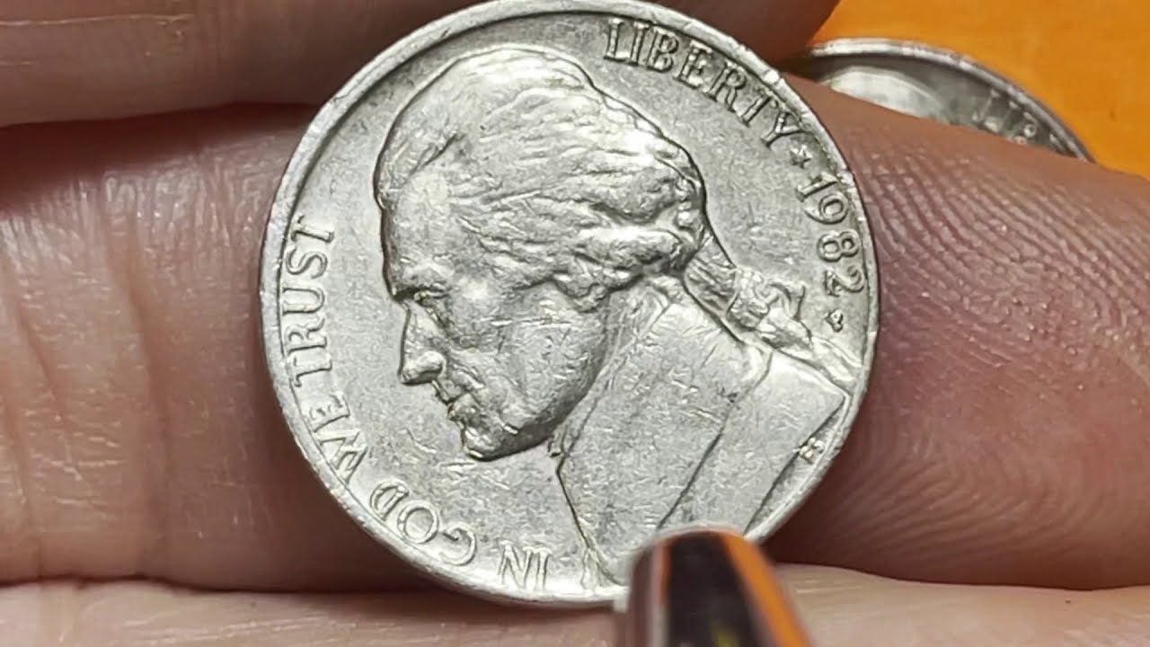 1982 US 5 Cents Coins - Valuable - Rare - Why?  - United States Nickels Denver and Philadelphia Mint