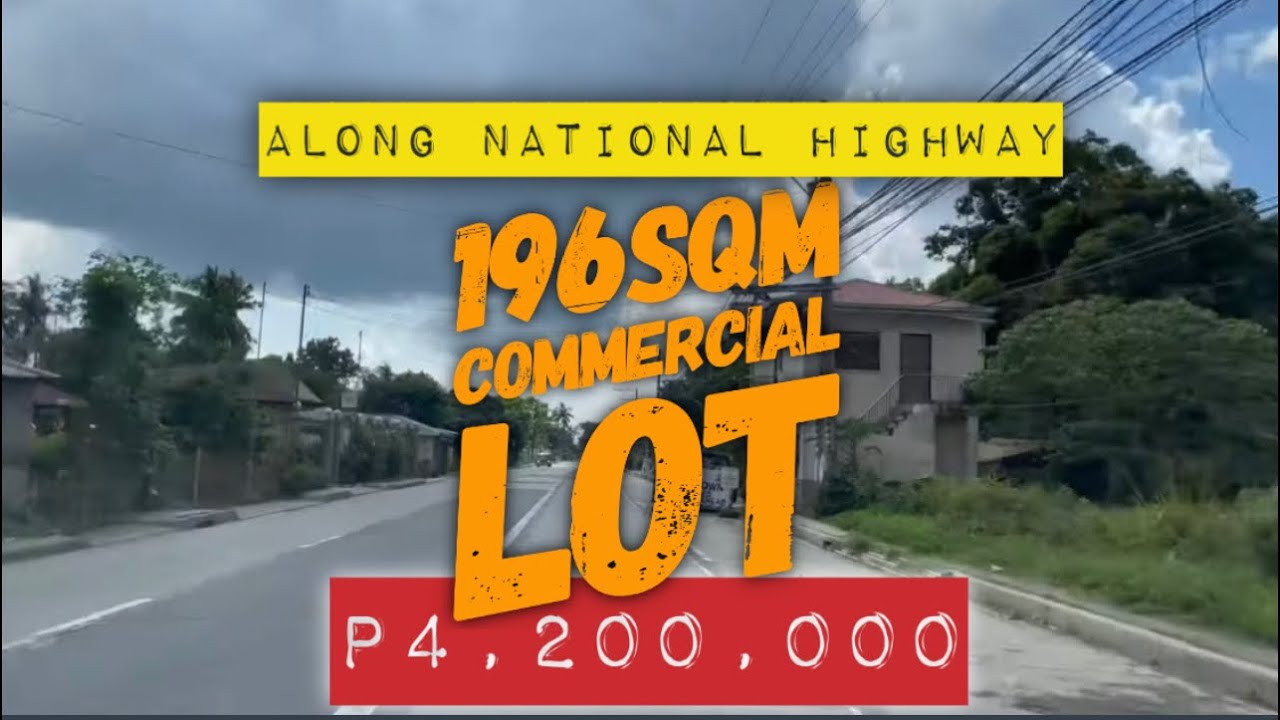 FOR SALE  • 196 SQM Commercial Lot with House along national H-way | Cuenca, Batangas ​⁠Philippines