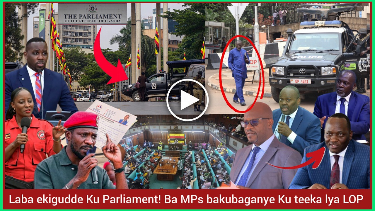 Agatalinda! Laba ekigudde mu Parliament! Ba MPs bakubaganye ku tteeka lwokulonda LOP! Ssenyonyi muka