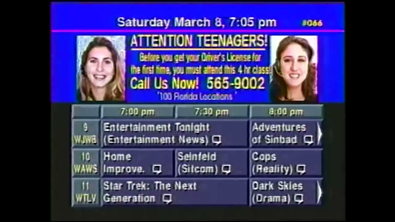 Continental Cablevision (Jacksonville, FL) Program Guide from March 8, 1997