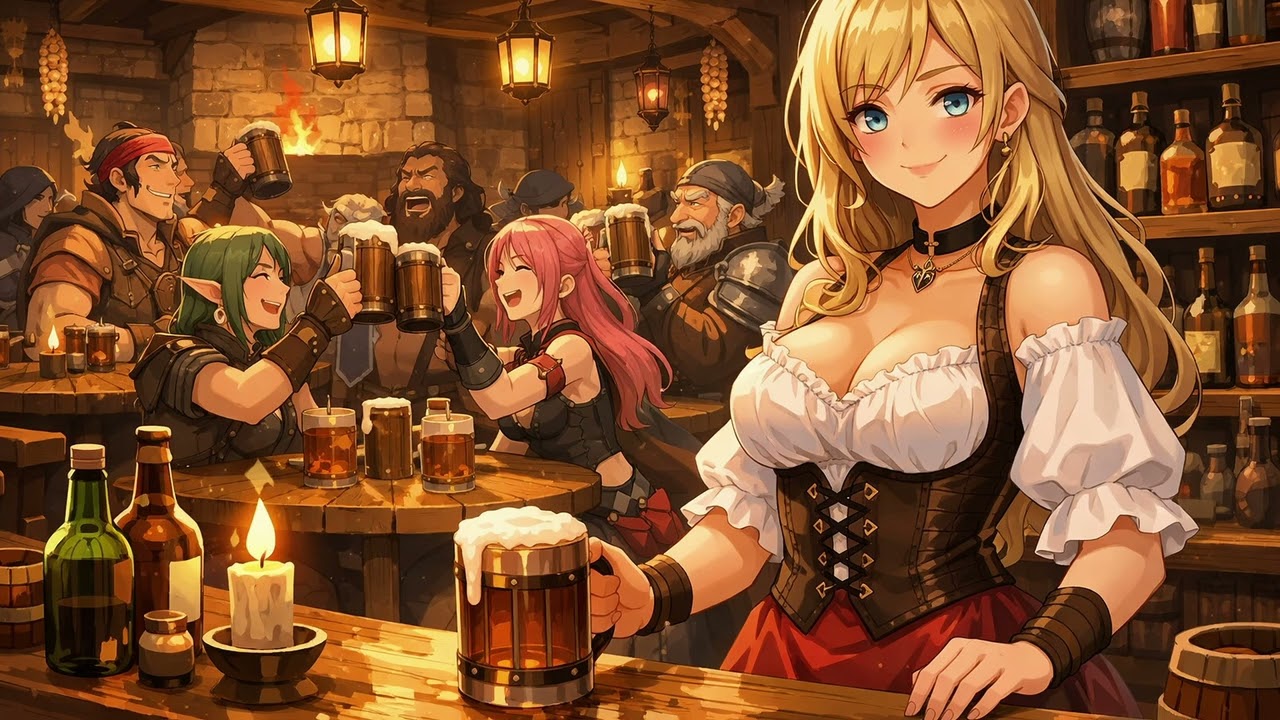 DRINK & RELAX! The Cozy Tavern Folk You Needed  ~30 Min