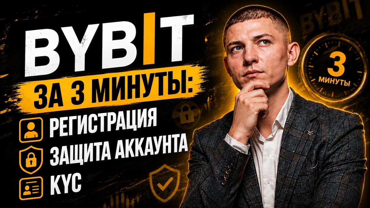 🌱Bybit за 3 Минуты: Регистрация, Защита Аккаунта и KYC