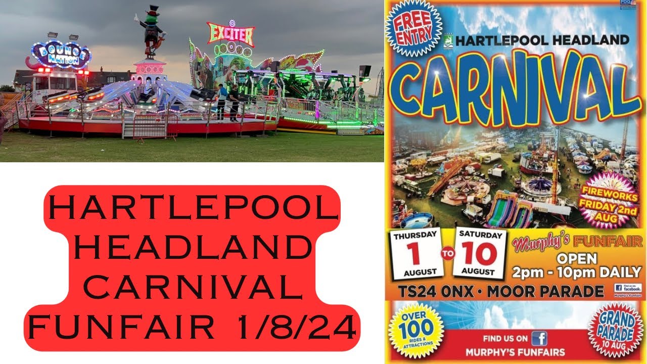 Hartlepool Headland Carnival funfair.