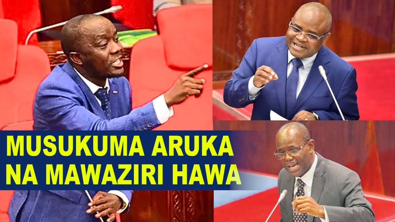 MUSUKUMA ACHARUKA BUNGENI!  MNATUONAJE? ONENI AIBU! AWABANA MAWAZIRI