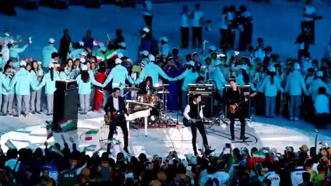 [041014] CNBLUE @ Incheon Asian Games 2014 1st - I'm Sorry