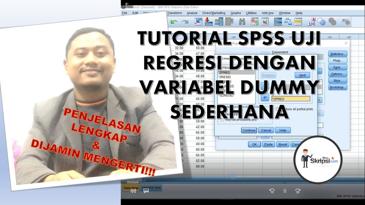 Tutorial Cara Analisis Regresi Dengan Variabel Dummy Menggunakan SPSS