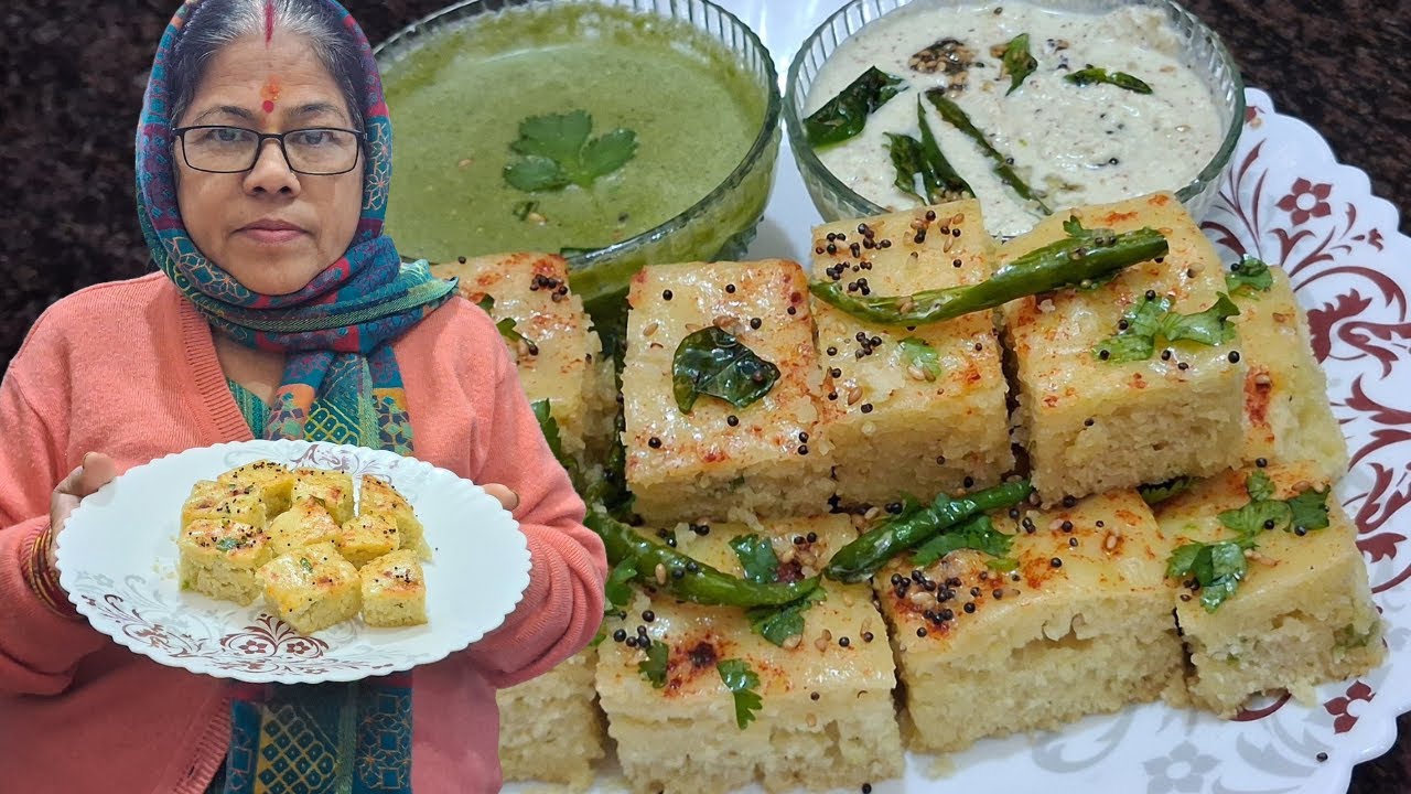 Dhokla | आज हमने बनाया एक कप पोहे से चटपटा और नरम ढोकला | Gujarati Special Breakfast Recipe