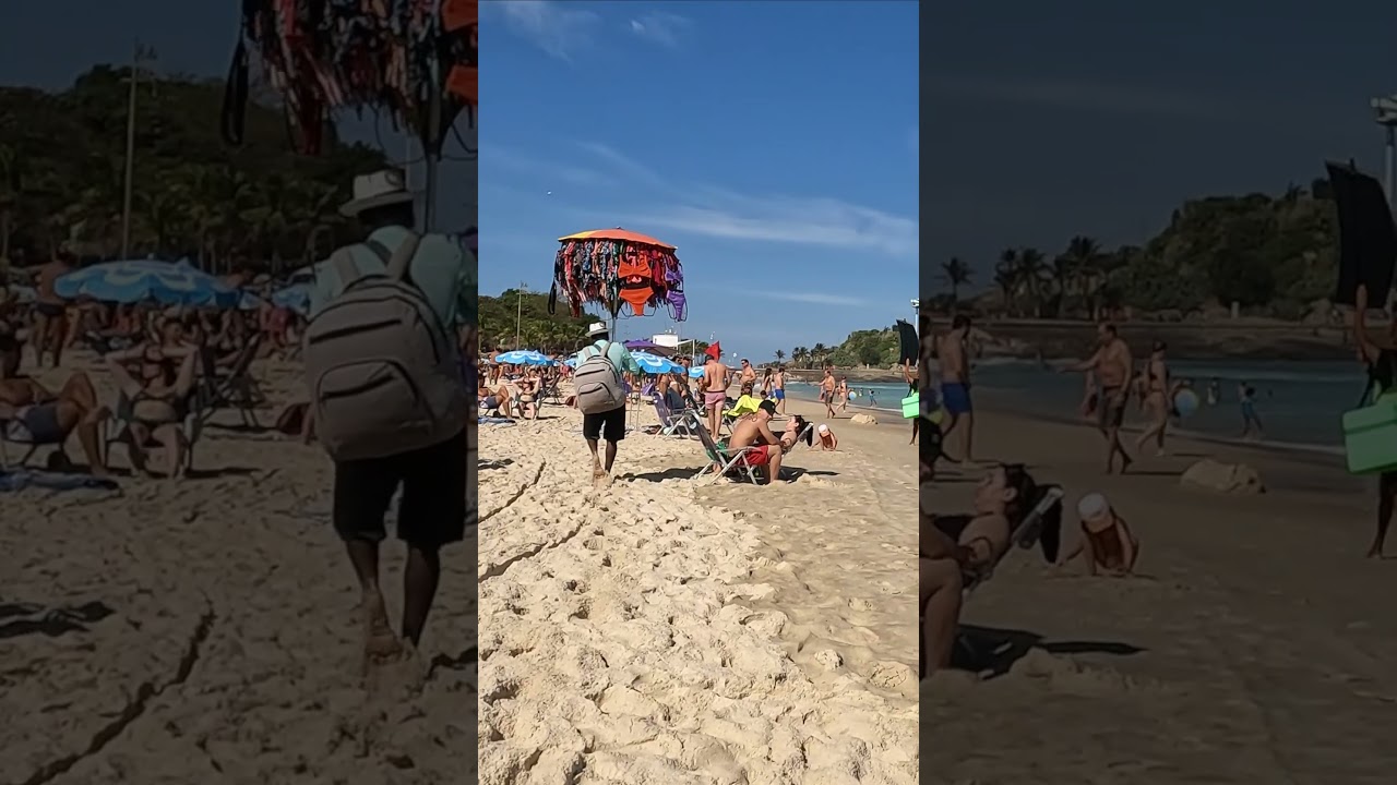 🇧🇷 Rio de Janeiro - Arpoador beach | beach walk 4k 🌴