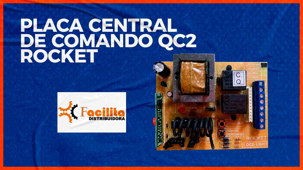 Placa Central de Comando QC2 Rocket / Sulprotec - Aprenda Configurações Básicas