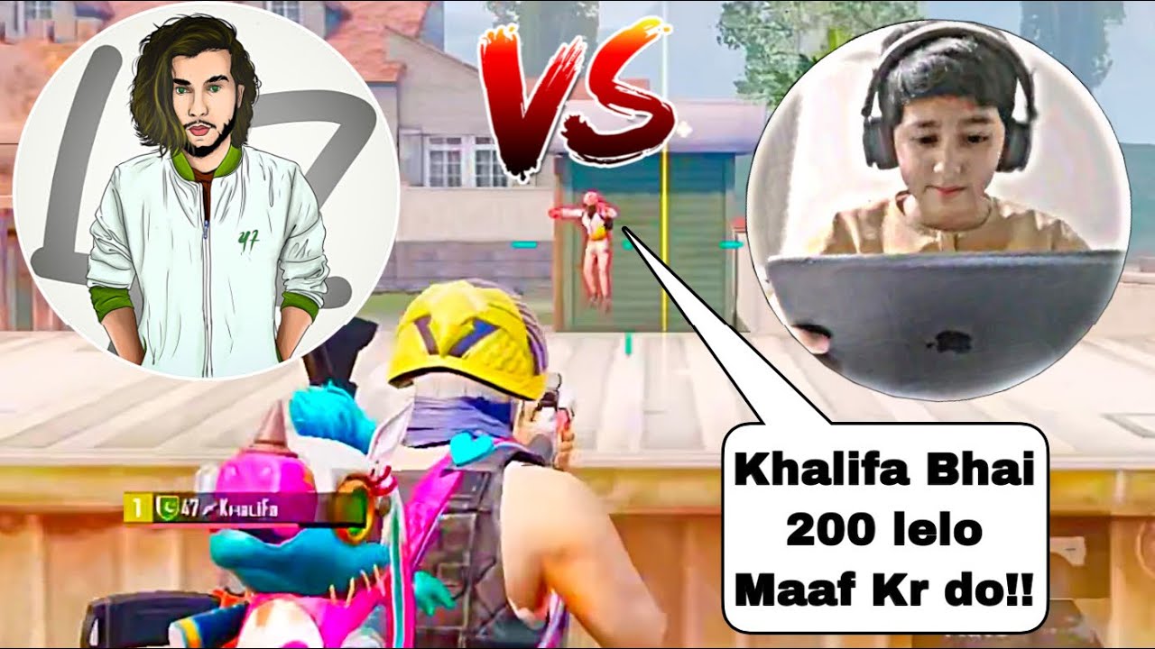 47 khalifa vs Cute Panda | Funny AR TDM match 😄 Watch till the end to enjoy!!!