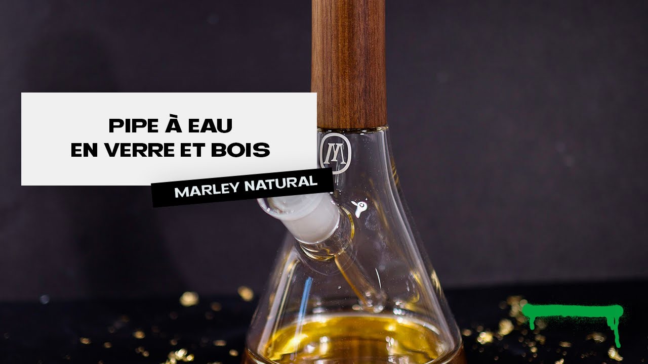 Pipe &agrave; Eau en verre et Bois - Marley Natural