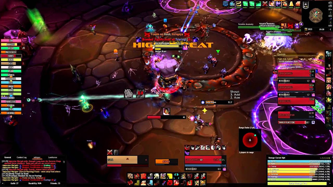 set sail for fail vs Imperator Mar'gok Mythic, Xeek Fury POV