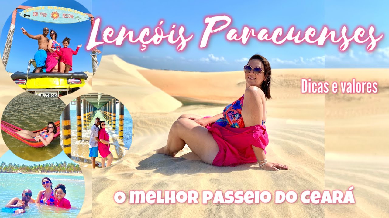 Paracuru saindo de Fortaleza com Lençóis Paracuenses / Passeio de buggy