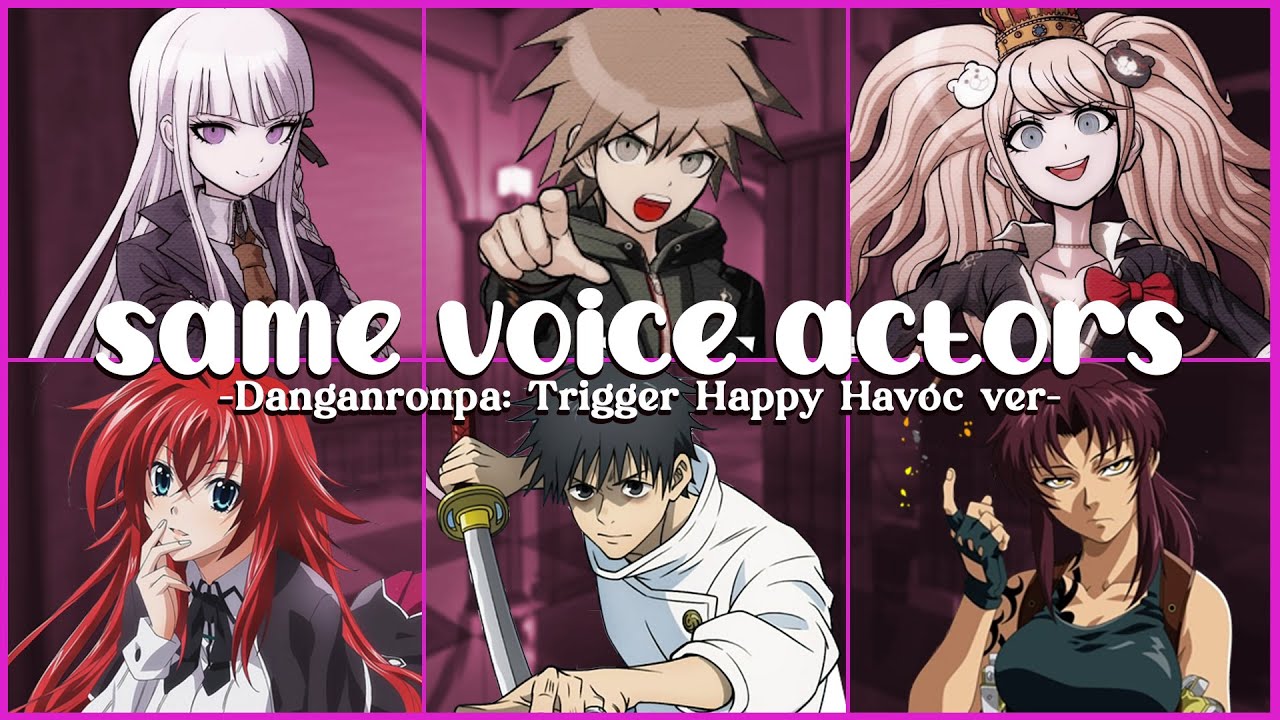 Danganronpa: Trigger Happy Havoc - Same Voice Actors + Characters (Japanese)