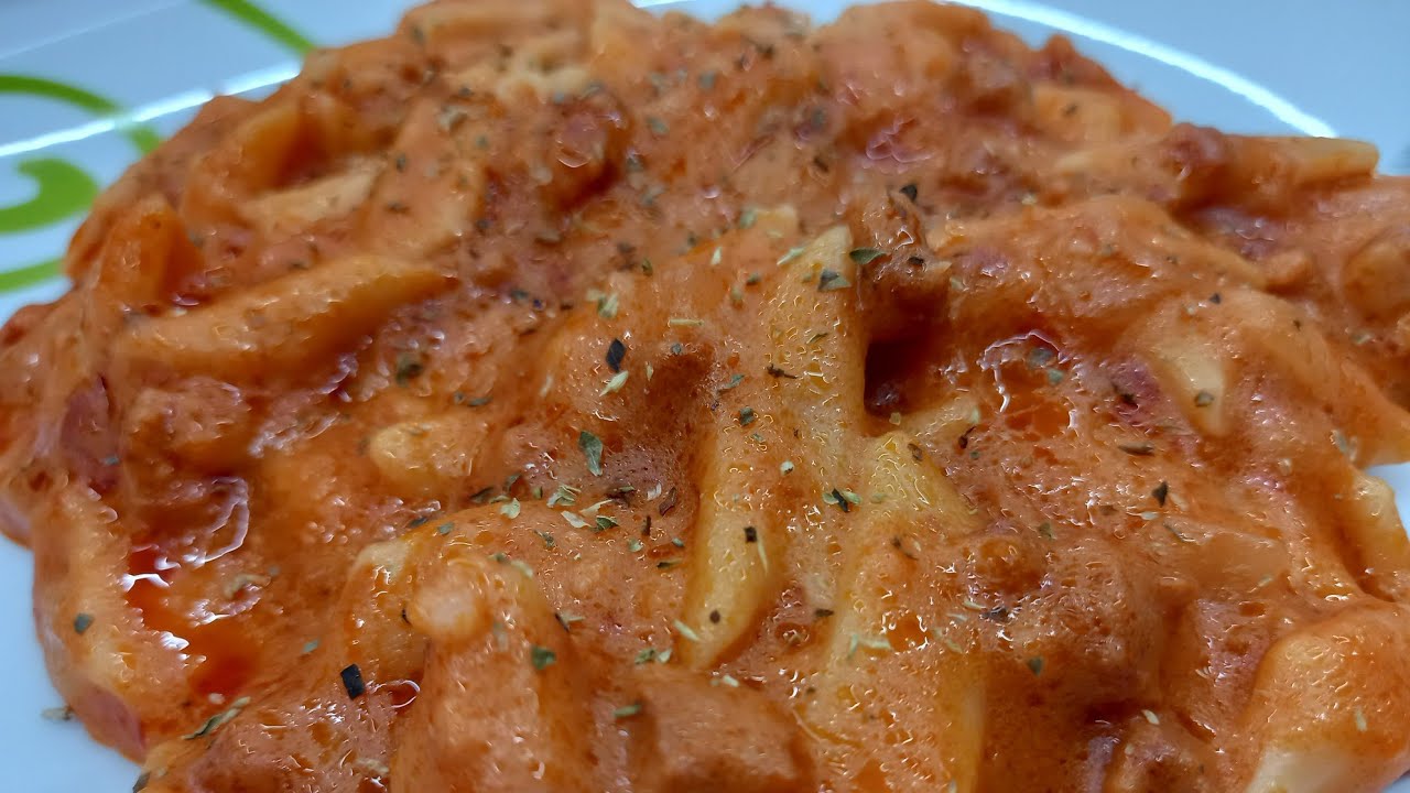 Macarrones con chorizo en mambo @lasrecetasdenineta