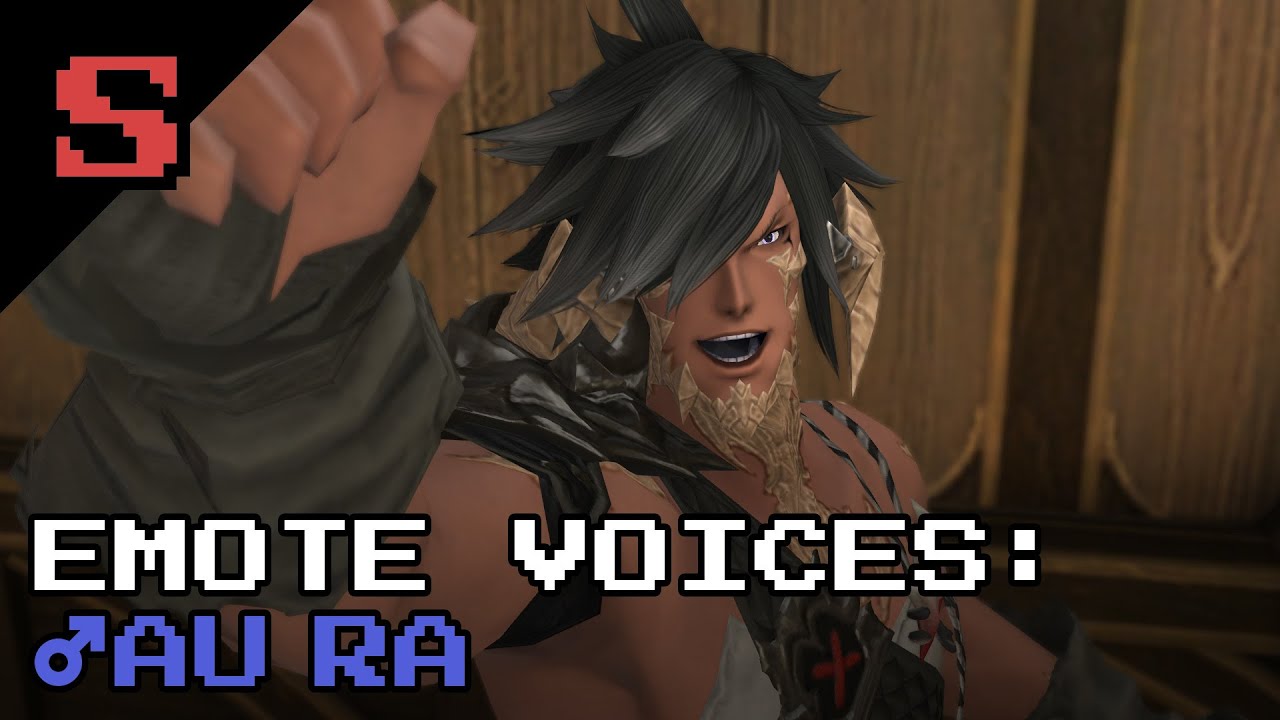 (FFXIV) Emote Voices: Male Au Ra