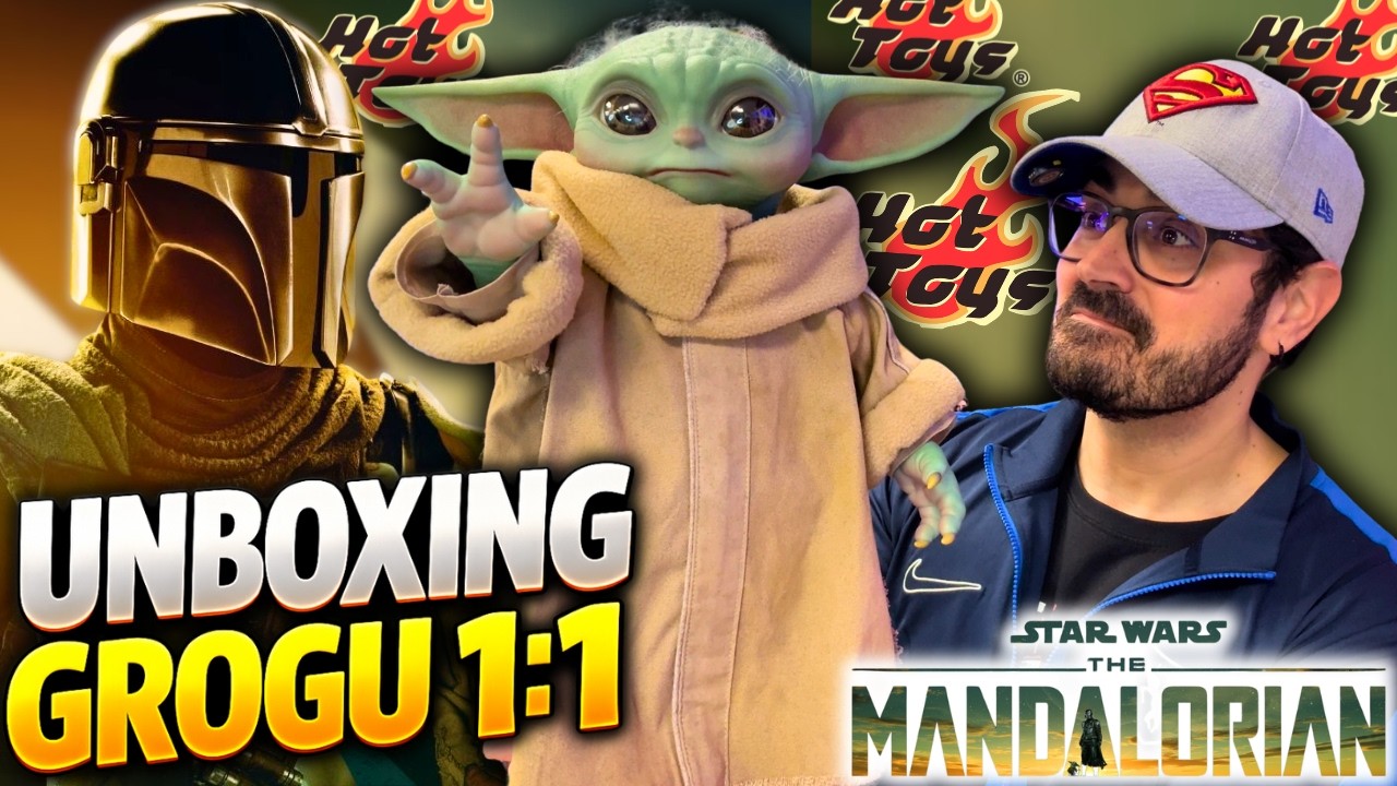 ¡Mi PRIMER Hot Toys 1:1! 🔥 GROGU (The Mandalorian) | Unboxing y Review