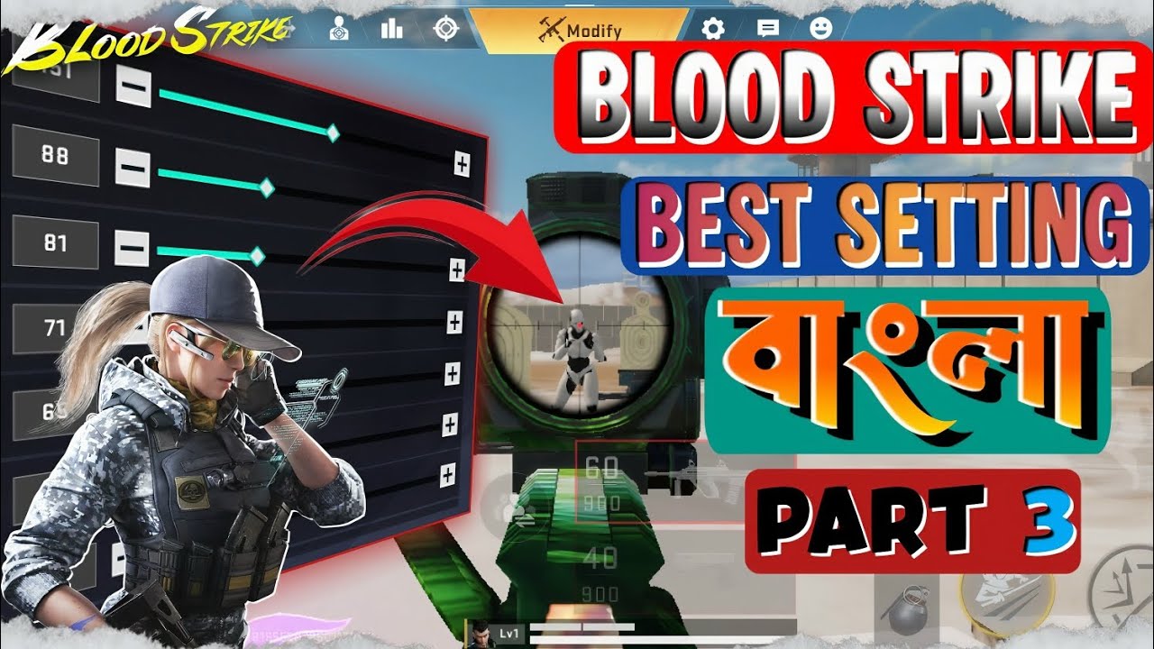 Blood Strike Best Setting part 3 |BL7ZER YT| 