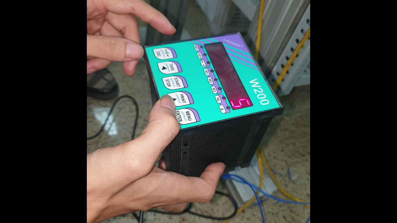 Hướng dẫn cài đặt đầu cân Laumas W200 - Truyền thông Profinet với PLC