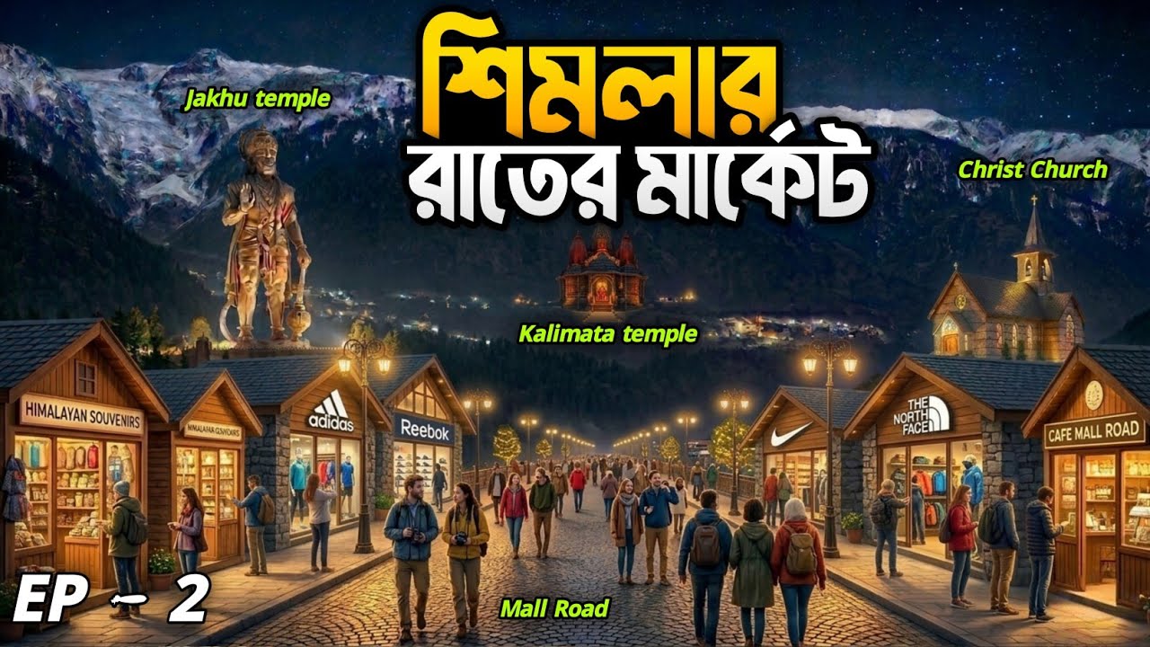 Simla tour 2026 | Shimla Tourist Places | Shimla night market | Shimla Tour Package |