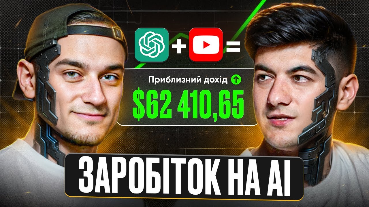 $60 000 на AI YouTube каналі. Як ми це зробили? Ідеї, Ніші та Заробіток на ШТУЧНОМУ ІНТЕЛЕКТІ