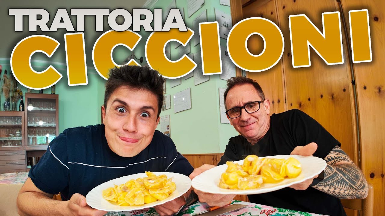 Sarà vero che si esce più CICCIONI da questa Trattoria? 😎