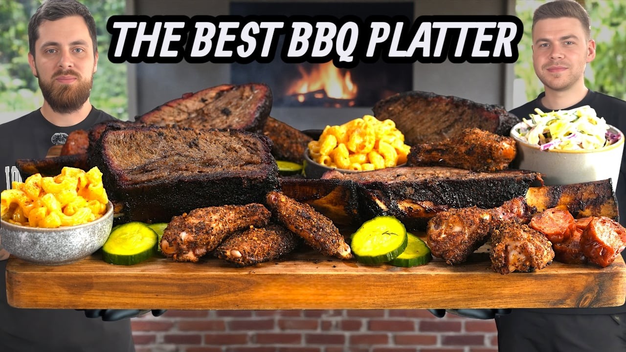 Smoked Beef Ribs, Chicken Wings, Mac n Cheese and More | The ULTIMATE BBQ Platter