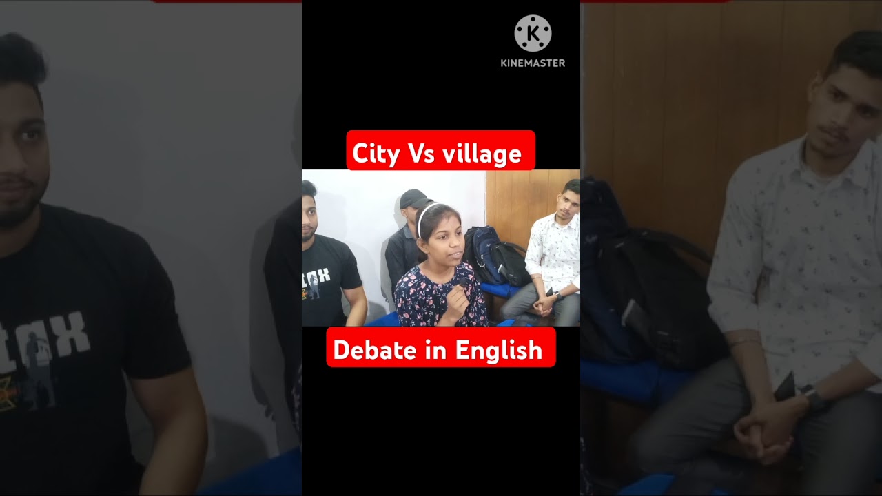 Debate City life Vs village life | Group discussion on city life vs village life|how to do a debate|