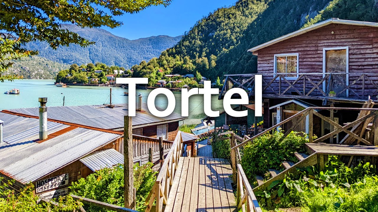 The Village with No Car, just Wooden Walkways 🚶 | Caleta Tortel, Chile 4k 🇨🇱