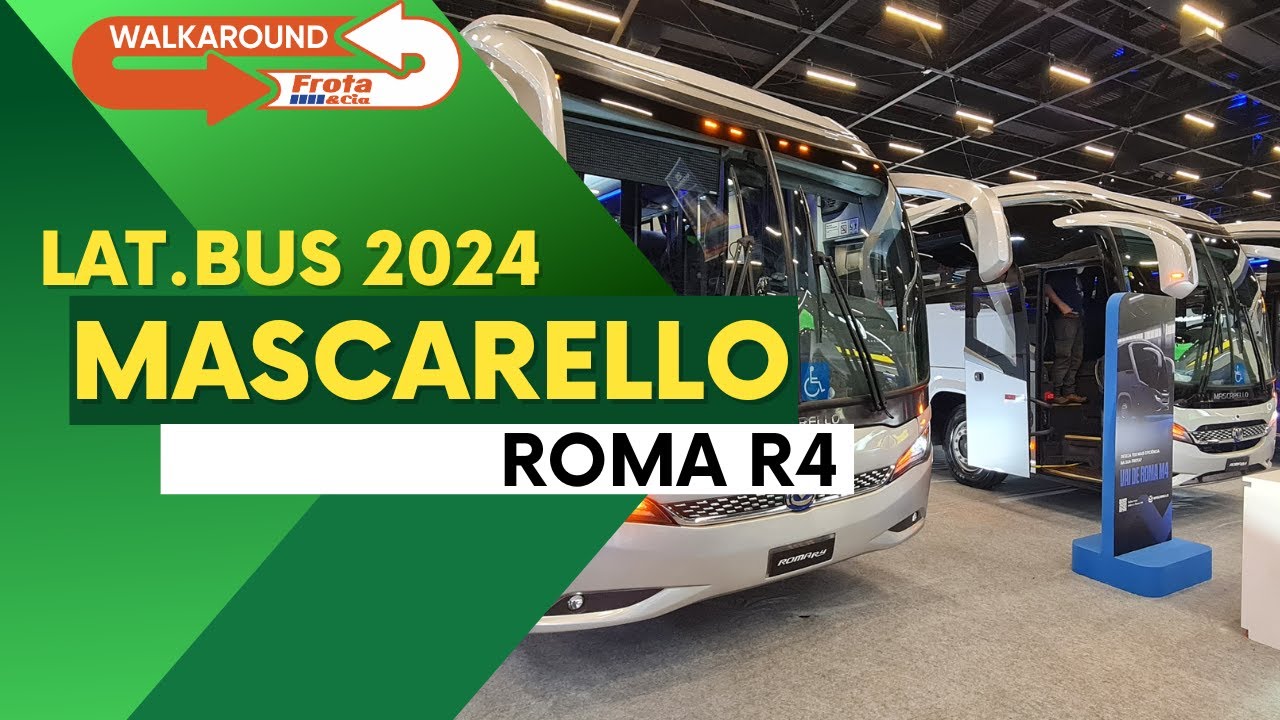 Mascarello apresenta a nova linha Roma na Lat.Bus | Walkaround Frota&Cia