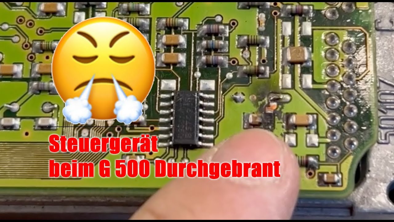 Steuergerät beim G500 W463 G-Klasse Durchgebrannt