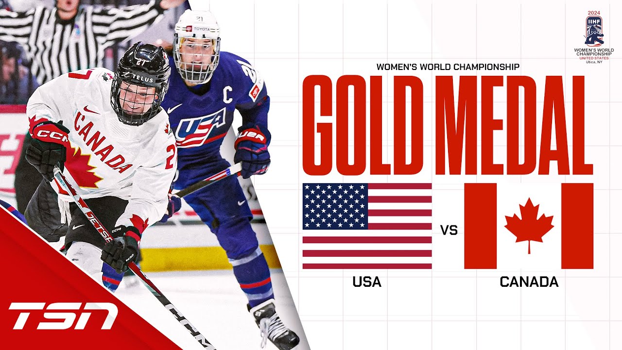 USA vs. Canada FULL HIGHLIGHTS | 2024 Women's World Hockey Championship Gold Medal Game
