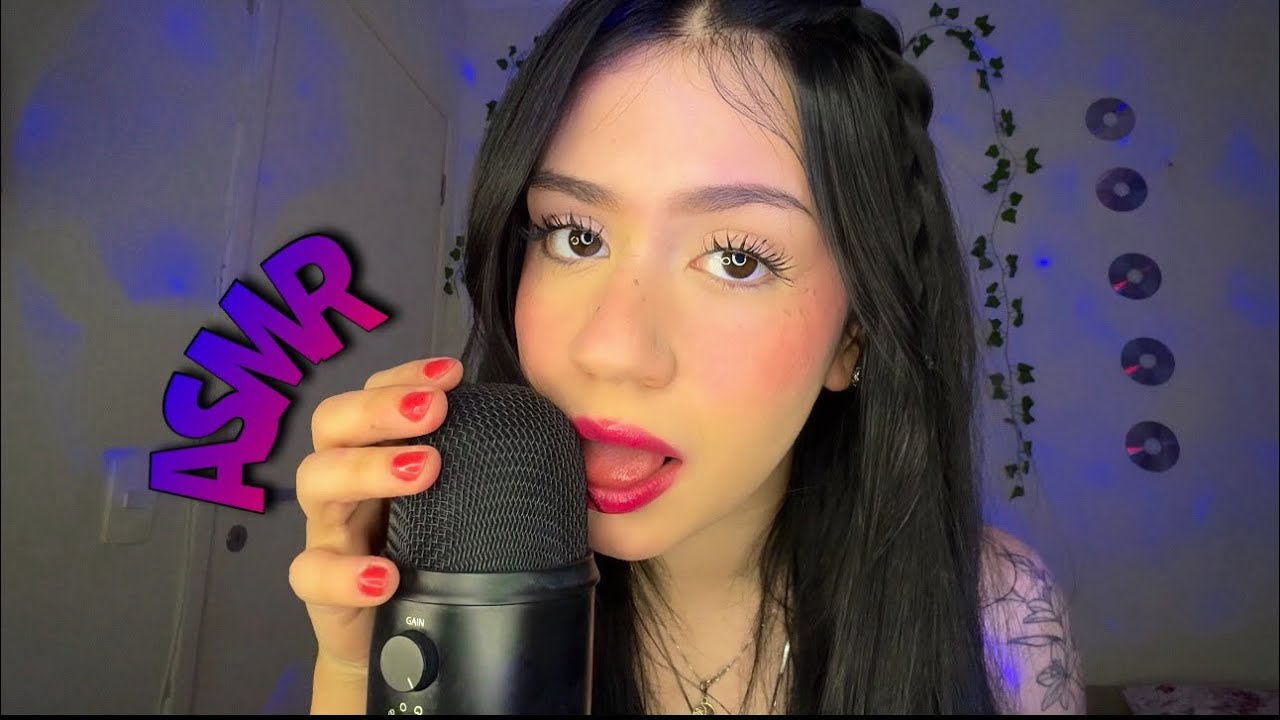 ASMR 1 HORA DE SONS DE BOCA BEM PERTINHO DO SEUS OUVIDOS