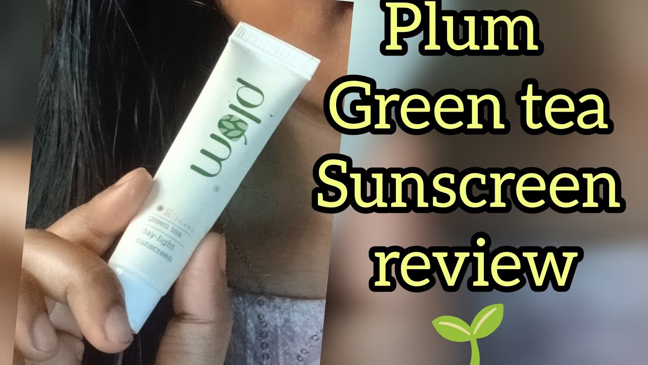 Обзор солнцезащитного крема Plum GREEN TEA 🌱 всего за 30 рупий🤑