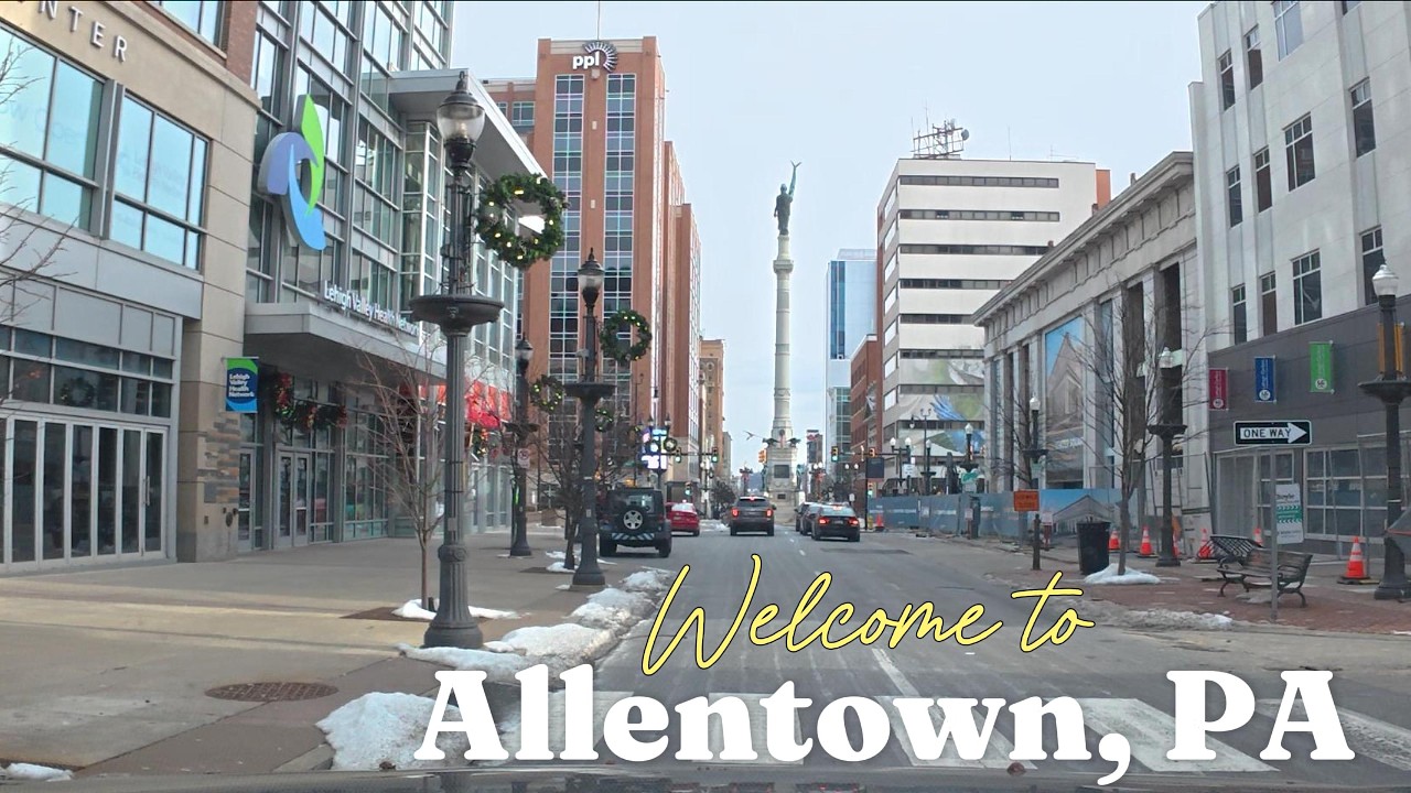 Driving in Allentown, Pennsylvania (January 2026)