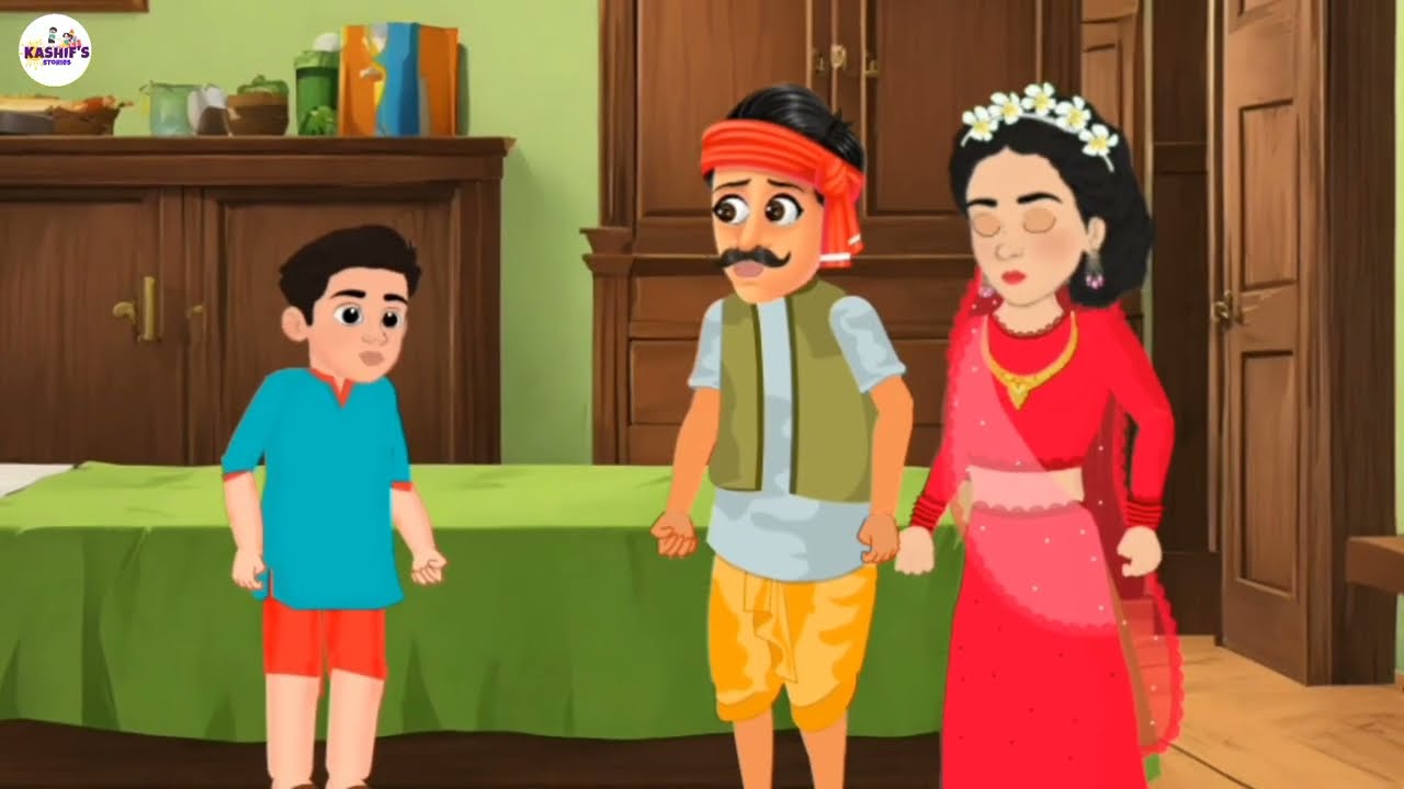 Cruelty of the stepmother | میرنے مور ظلم | Pashto Moral Story | Pashto Cartoon | Kashif's Stories