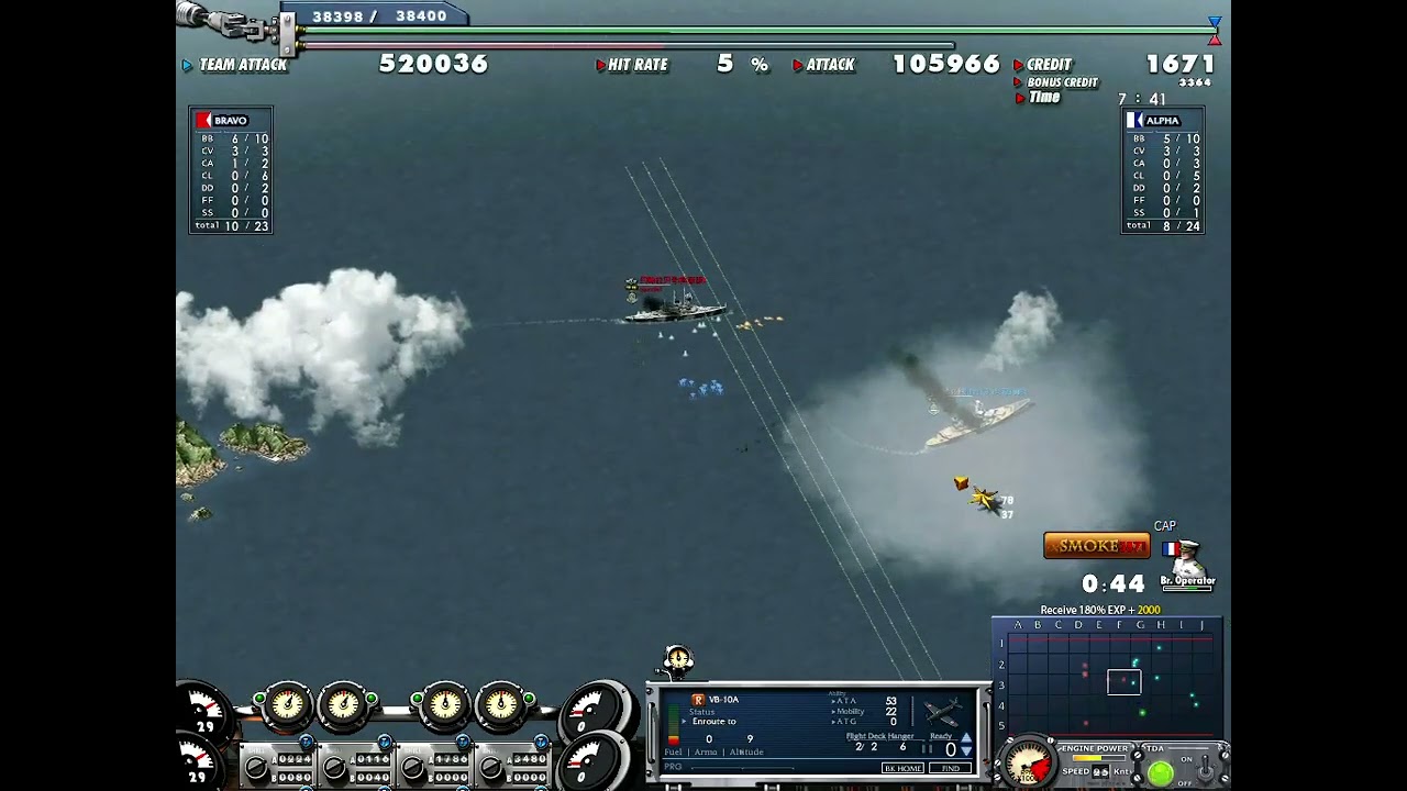 NAVYFIELD 2024-09-24 MN.BB.Charlemagne gameplay, 400k attack once again