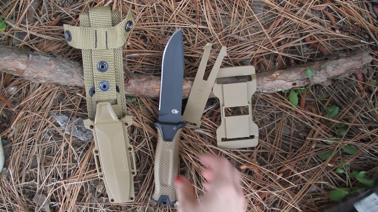 Gerber StrongArm Fixed Blade Coyote Brown FE 30-001058 - video demo