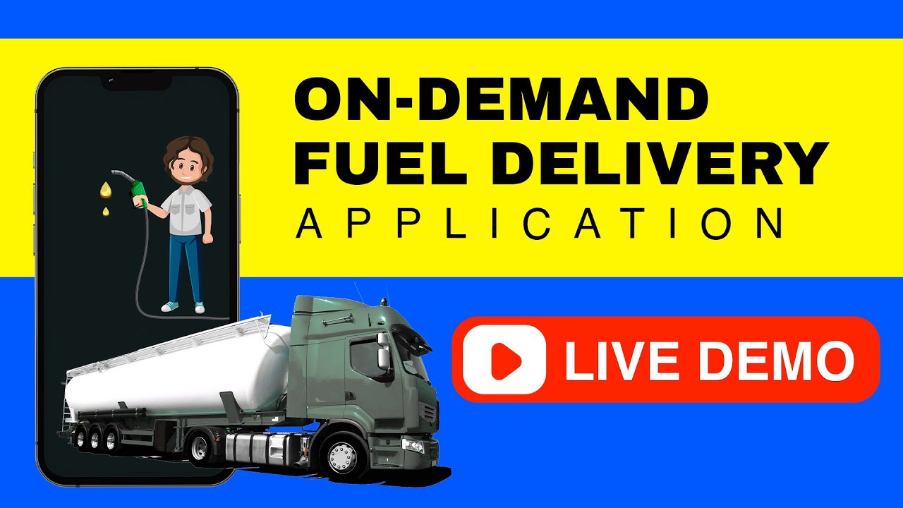 Build On-demand Fuel Delivery Mobile App ⛽ | Gas Delivery App Development | Live Demo