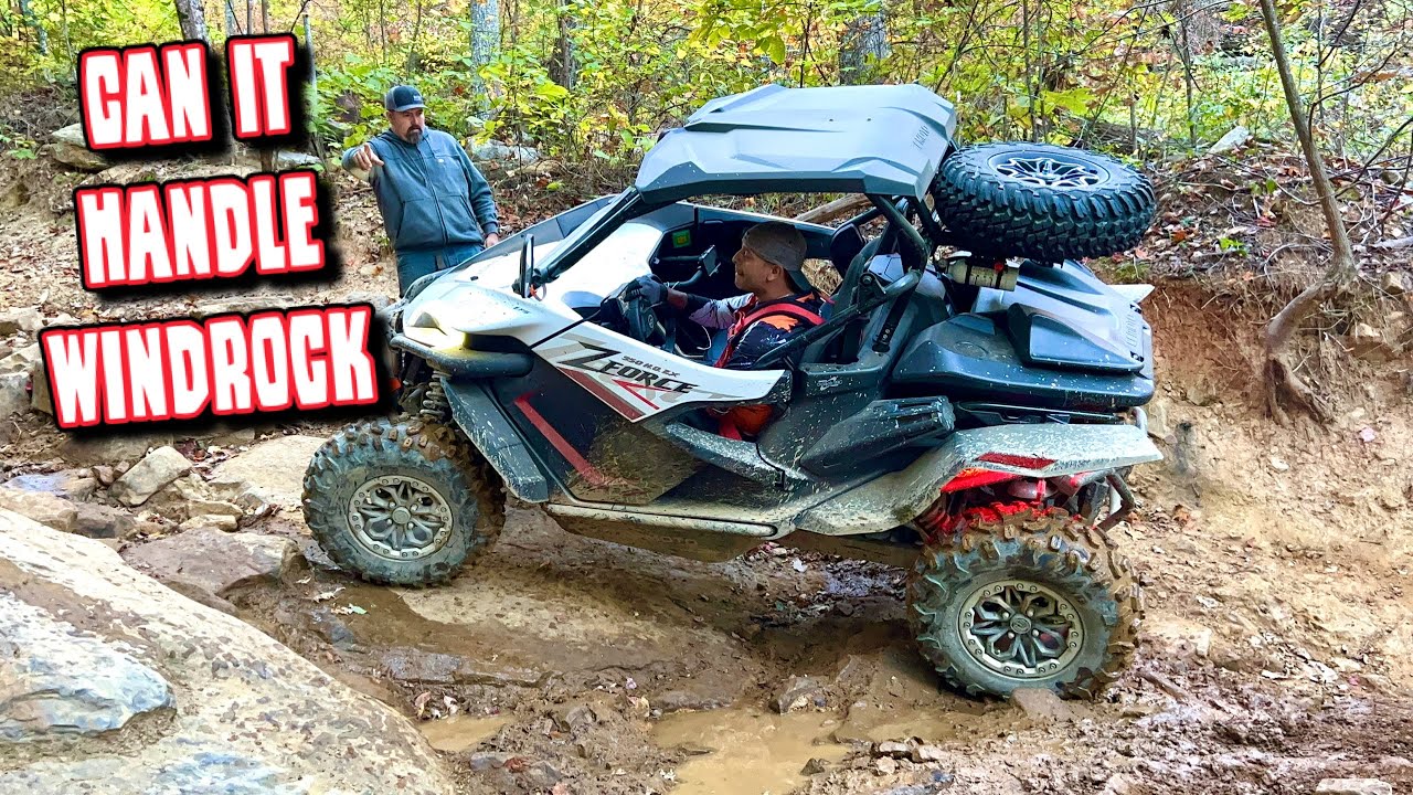 Bone Stock CFMOTO ZFORCE 950 HO EX Takes on Windrock Park