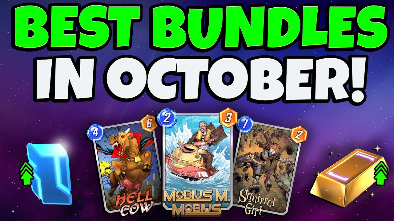 BEST BUNDLES in October! MAXIMIZE YOUR RESOURCES! [Bundle Breakdown | Marvel Snap]